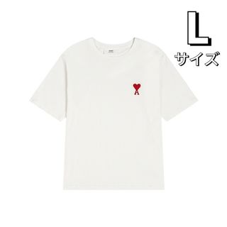 ami - アミパリス　AmiParis　Tシャツ　白　ホワイト　半袖  Lサイズ　男女兼用