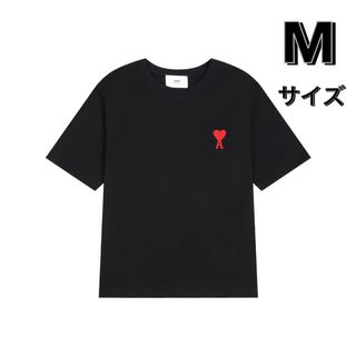 ami - アミパリス　AmiParis　Tシャツ　黒　ブラック　半袖  Mサイズ　男女兼用