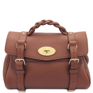 マルベリー(Mulberry)のマルベリー MULBERRY 2WAYバッグ アレクサ グレインレザー ブラウン ゴールド金具 茶 ハンドバッグ ショルダー  HH6746 【保存袋】【中古】(ハンドバッグ)