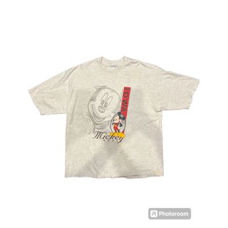 古着　Disney プリントTシャツ　ディズニー　ミッキー(Tシャツ/カットソー(半袖/袖なし))