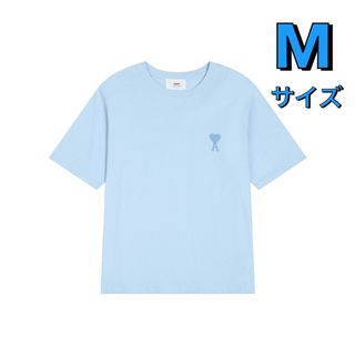 アミ(ami)のアミパリス　AmiParis　Tシャツ　水色　半袖  Mサイズ　男女兼用(Tシャツ/カットソー(半袖/袖なし))