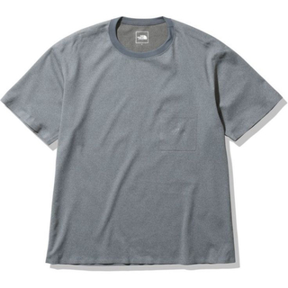 ザノースフェイス(THE NORTH FACE)のノースフェイス テックラウンジティー Tシャツ メンズ  ミックスグレー S(Tシャツ/カットソー(半袖/袖なし))