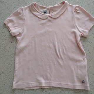 プチバトー(PETIT BATEAU)のプチバトー10ans襟付カットソー(Tシャツ/カットソー)