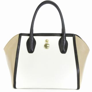 フルラ(Furla)のフルラ オリンピア トートバッグ レザー 鞄 バイカラー ホワイト ベージュ(トートバッグ)