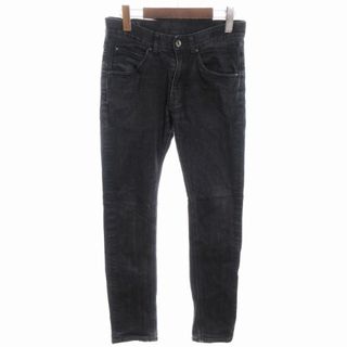 ビームス(BEAMS)のビームス ハイストレッチスキニーデニム パンツ ジーンズ ブラック 黒 S(デニム/ジーンズ)