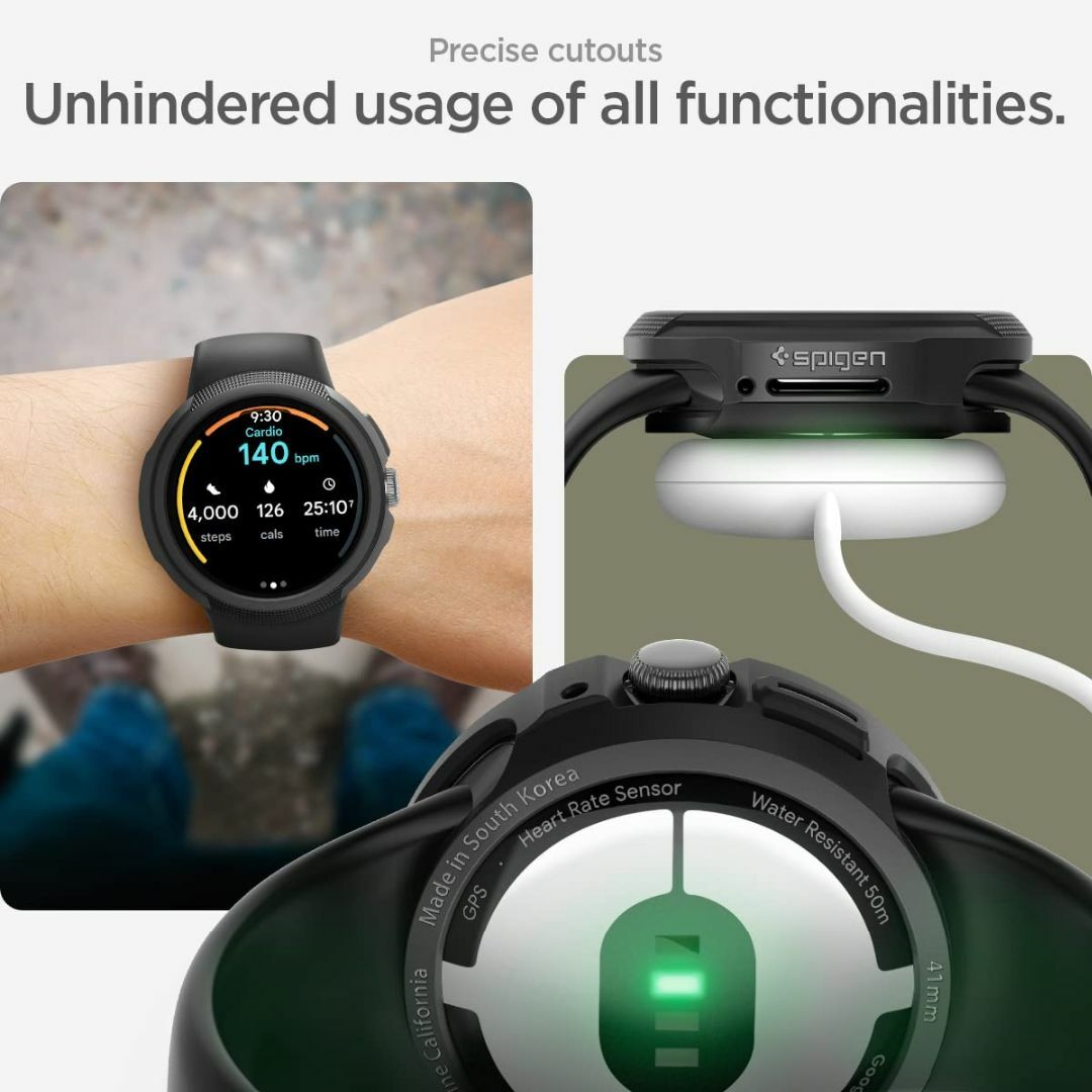 色:マット・ブラック】Spigen Google Pixel Watch 2 の通販 by 色:マット・ブラック】Spigen Google Pixel Watch 2 の通販 by