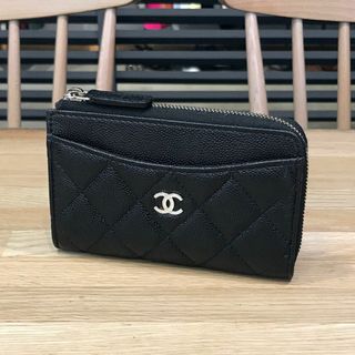 シャネル(CHANEL)の新品未使用 シャネル 入手困難 フラグメントケース キャビアスキン ブラック 黒(コインケース)