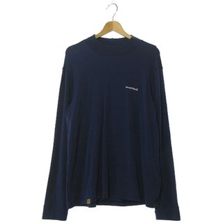 モンベル(mont bell)のMontbell ハイネックシャツ アンダーシャツ アウトドア ネイビー XL(Tシャツ/カットソー(七分/長袖))