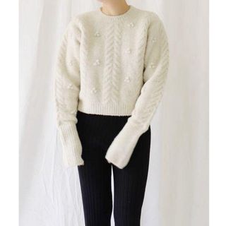 LILIMEEK　supple popcorn knit(ニット/セーター)