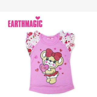 アースマジック(EARTHMAGIC)のEARTHMAGIC　アースマジック 17春　マフィー半袖Tシャツ 100cm(Tシャツ/カットソー)