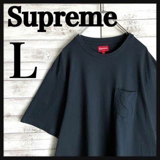 シュプリーム(Supreme)の9116【即完売モデル】シュプリーム☆ポケット付きSロゴ定番カラーtシャツ　美品(Tシャツ/カットソー(半袖/袖なし))