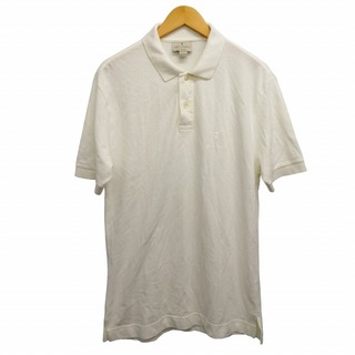 トラサルディ(Trussardi)のトラサルディ TRUSSARDI ポロシャツ カットソー 半袖 白 L ■WY(ポロシャツ)