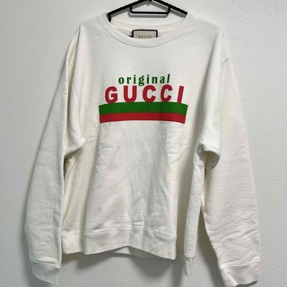 Gucci - GUCCI グッチ スウェット トレーナー 626990 Mサイズ 白 ホワイト