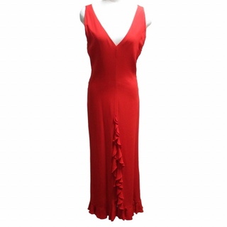 ヴァレンティノ(VALENTINO)のVALENTINO 美品 カラードレス ワンピース 赤 レッド 約M IBO53(その他ドレス)