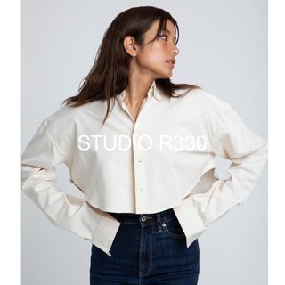 STUDIO R330 ECRU COTTON SHIRT(シャツ/ブラウス(長袖/七分))