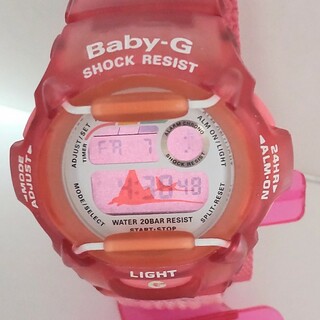 ベビージー(Baby-G)のBaby-G 370 wccs カスタム染色ローズピンク　💕(腕時計)