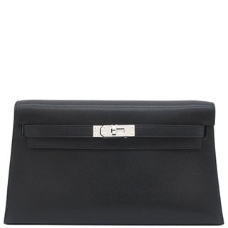 エルメス(Hermes)のエルメス HERMES 2WAYバッグ ケリーエラン シェーブルシャムキラ ブラック シルバー金具 新品 未使用 黒 クラッチ  B刻印（2023年製） 【箱】【中古】(ショルダーバッグ)