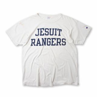 チャンピオン(Champion)のXL 1980s ビンテージ チャンピオン トリコタグ 染込みプリント Tシャツ(Tシャツ/カットソー(半袖/袖なし))