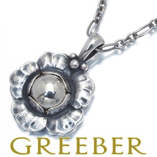 ジョージジェンセン(Georg Jensen)のジョージジェンセン ネックレス ヘリテージ 2002 Bloom フラワー ヴィンテージ シルバー925 (ネックレス)