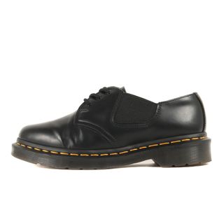 ドクターマーチン(Dr.Martens)の美品 Dr.Martens ドクターマーチン サイズ:24.0cm サイドガゼット 3ホール レザーブーツ シューズ 1461 GUSSET ブラック 黒 UK5 靴 ブーツ【メンズ】【中古】(その他)