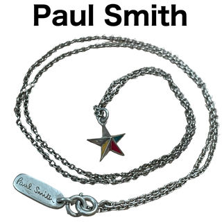 ポールスミス(Paul Smith)のPaul Smith ネックレス　星　スター　マルチカラー　ブランド名刻印(ネックレス)
