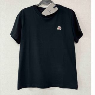 モンクレール(MONCLER)の24ss モンクレール　キッズ　12A 半袖Tシャツ　ブラック(Tシャツ(半袖/袖なし))