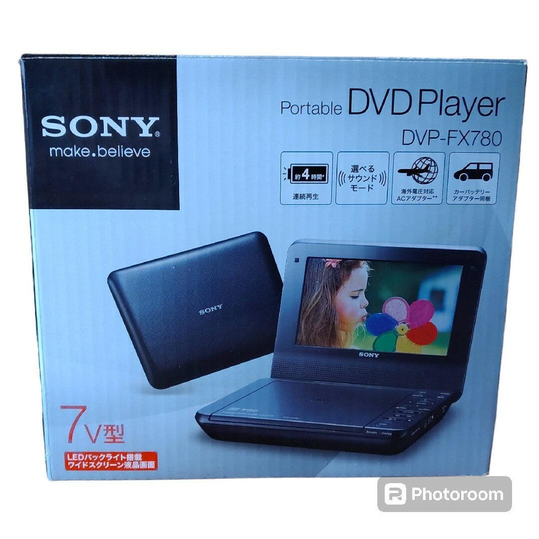 SONY DVP-FX780 幼い ポータブルDVDプレイヤー SONY DVP-FX780 幼い ポータブルDVDプレイヤー