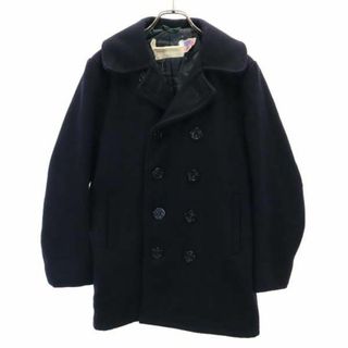 ショット(schott)のショット 40s 50s U.S.740NPEA JACKET USA製 ヴィンテージ ピーコート 34 ネイビー系 schott 裏キルティング メンズ(ピーコート)