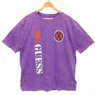 GUESS - ゲス GUESS 19 GUESSx88RISING Tシャツ 半袖 S 紫