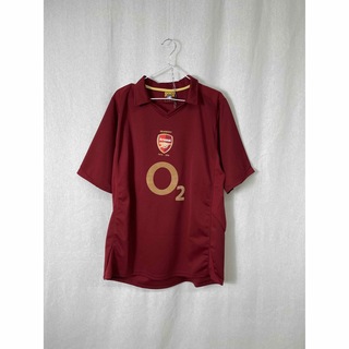 N215 Arsenal サッカー ユニフォーム BERGKAMP 10 半袖(Tシャツ/カットソー(半袖/袖なし))