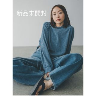 シップスフォーウィメン(SHIPS for women)のWai SHIPS ブークレ カール マイヤー トップス(カットソー(長袖/七分))