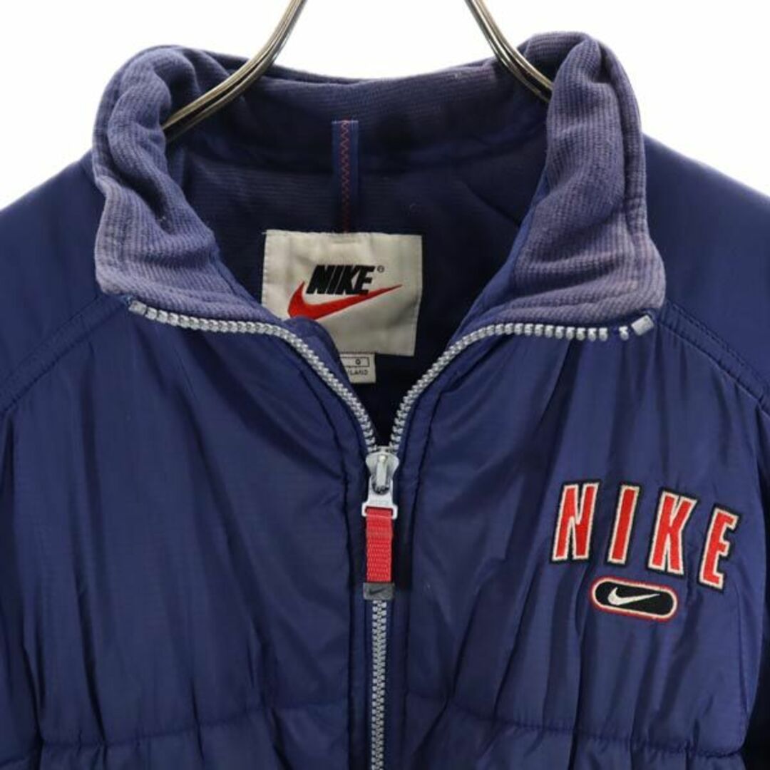 NIKE - ナイキ 90s 白タグ 中綿ジャケット L(14-16) ネイビー NIKE - ナイキ 90s 白タグ 中綿ジャケット L(14-16) ネイビー