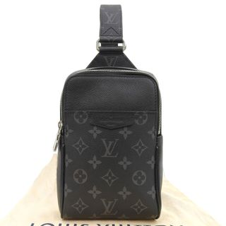 ルイヴィトン(LOUIS VUITTON)の【本物保証】 布袋付 超美品 ルイヴィトン LOUIS VUITTON タイガラマ アウトドア スリング ウエストバッグ M30741 ボディバッグ ノワール(ボディーバッグ)