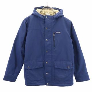 パタゴニア(patagonia)のパタゴニア 68460 ナイロンジャケット L12 ネイビー patagonia アウトドア 裏ボア キッズ(ジャケット/上着)