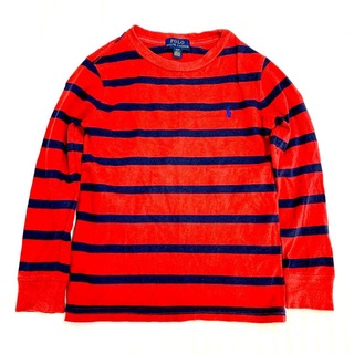 ポロラルフローレン(POLO RALPH LAUREN)の110㎝　ラルフローレン　長袖 赤 ボーダー シャツ　240424102(Tシャツ/カットソー)