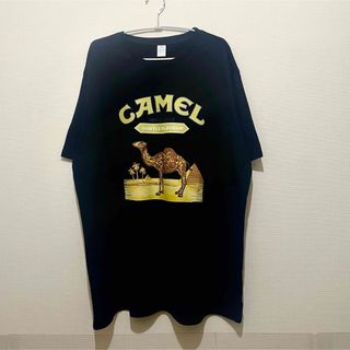 CAMEL タバコ Tシャツ 3XLサイズ キャメル tee ブラック アメカジ(Tシャツ/カットソー(半袖/袖なし))