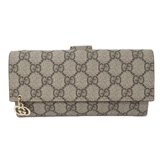 グッチ(Gucci)のグッチ GGスプリーム Wホック長財布 Wホック長財布(財布)