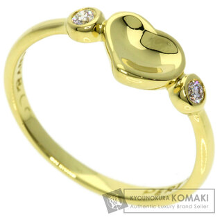 ティファニー(Tiffany & Co.)のTIFFANY&Co. フルハート 2P ダイヤモンド リング・指輪 K18YG レディース(リング(指輪))