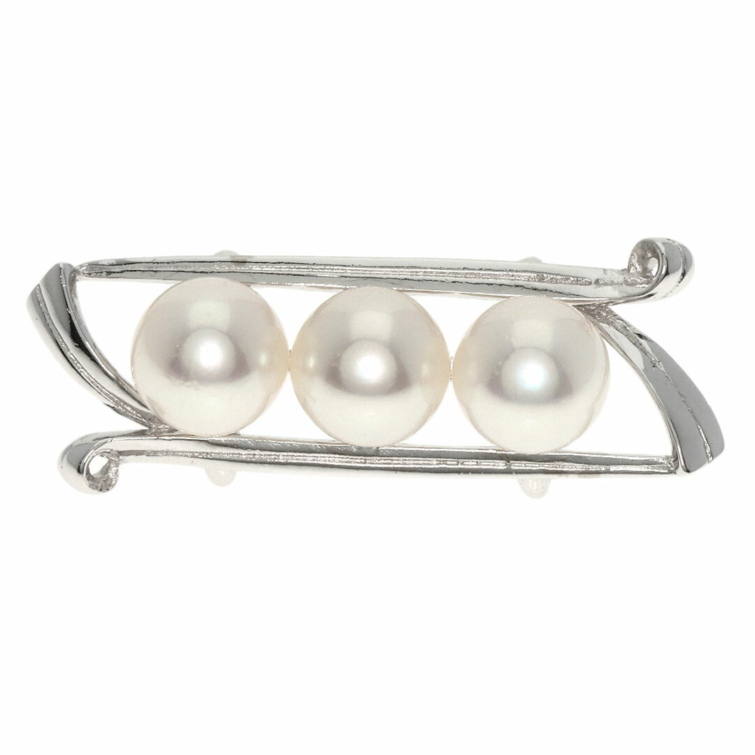 MIKIMOTO - MIKIMOTO パール 真珠 帯留め K14WG レディースの MIKIMOTO - MIKIMOTO パール 真珠 帯留め K14WG レディースの