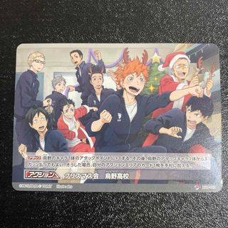 ハイキュー!!バボカ クリスマス会烏野高校　カード　ハイキュー　プロモ　送料無料