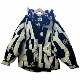 GRMY SNOW FOX JACKET 中綿ジャケット ブラック ベージュ M ビッグシルエット メンズ【中古】(その他)