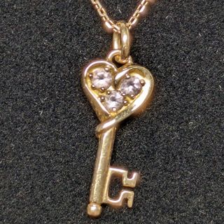 スタージュエリー(STAR JEWELRY)の775 スタージュエリー色石ネックレスK10PGピンクゴールド(ネックレス)