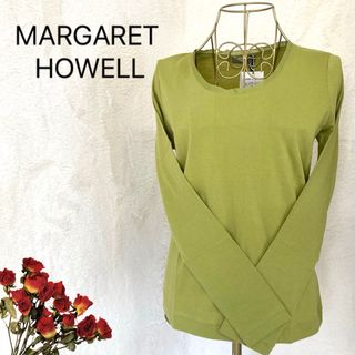 マーガレットハウエル(MARGARET HOWELL)の未使用タグ付き☆MARGARET HOWELL 長袖  カットソー コットン (Tシャツ(長袖/七分))