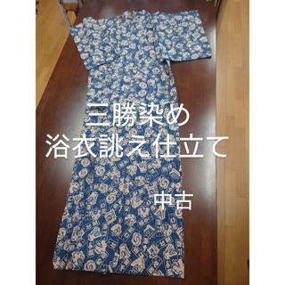 三勝染め粋な柄浴衣L～LLサイズ中古ありました！(浴衣)