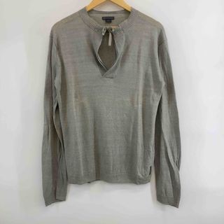 アルマーニエクスチェンジ(ARMANI EXCHANGE)のARMANI EXCHANGE アルマーニエクスチェンジ メンズ ニット/セーター グレー ハイゲージニット(ニット/セーター)