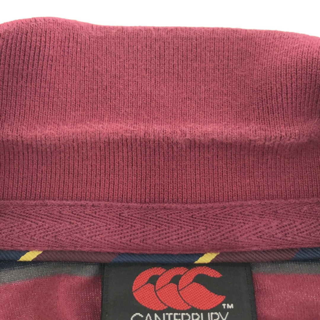 CANTERBURY - カンタベリー 刺繍 プリント ボーダー 半袖 ラガー CANTERBURY - カンタベリー 刺繍 プリント ボーダー 半袖 ラガー