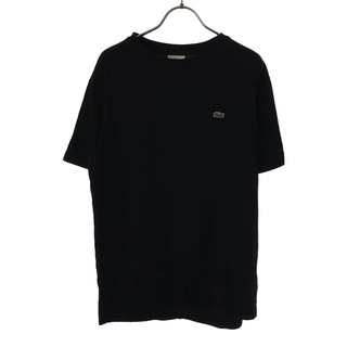 ラコステ(LACOSTE)のラコステ 日本製 ロゴワッペン 半袖 Tシャツ 5 ブラック LACOSTE メンズ(Tシャツ/カットソー(半袖/袖なし))