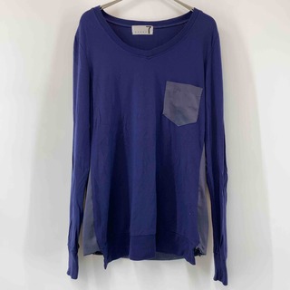 SOEUR7　紫　パープル　ロンT　 レディース Tシャツ（長袖）(Tシャツ(長袖/七分))