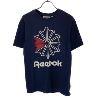 リーバイス(Levi's)のリーボッククラシック ロゴプリント 半袖 Tシャツ S ネイビー Reebok CLASSIC メンズ(Tシャツ/カットソー(半袖/袖なし))