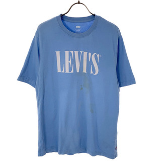 リーバイス(Levi's)のリーバイス ロゴプリント 半袖 Tシャツ S ライトブルー Levi's メンズ(Tシャツ/カットソー(半袖/袖なし))